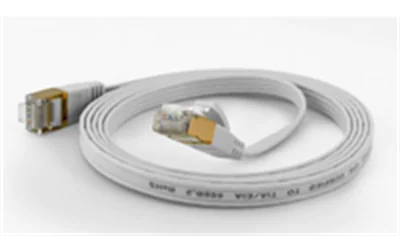 WANTEC 7005, 1 m, Cat6a, F/UTP (FTP), RJ-45, RJ-45, Weiß