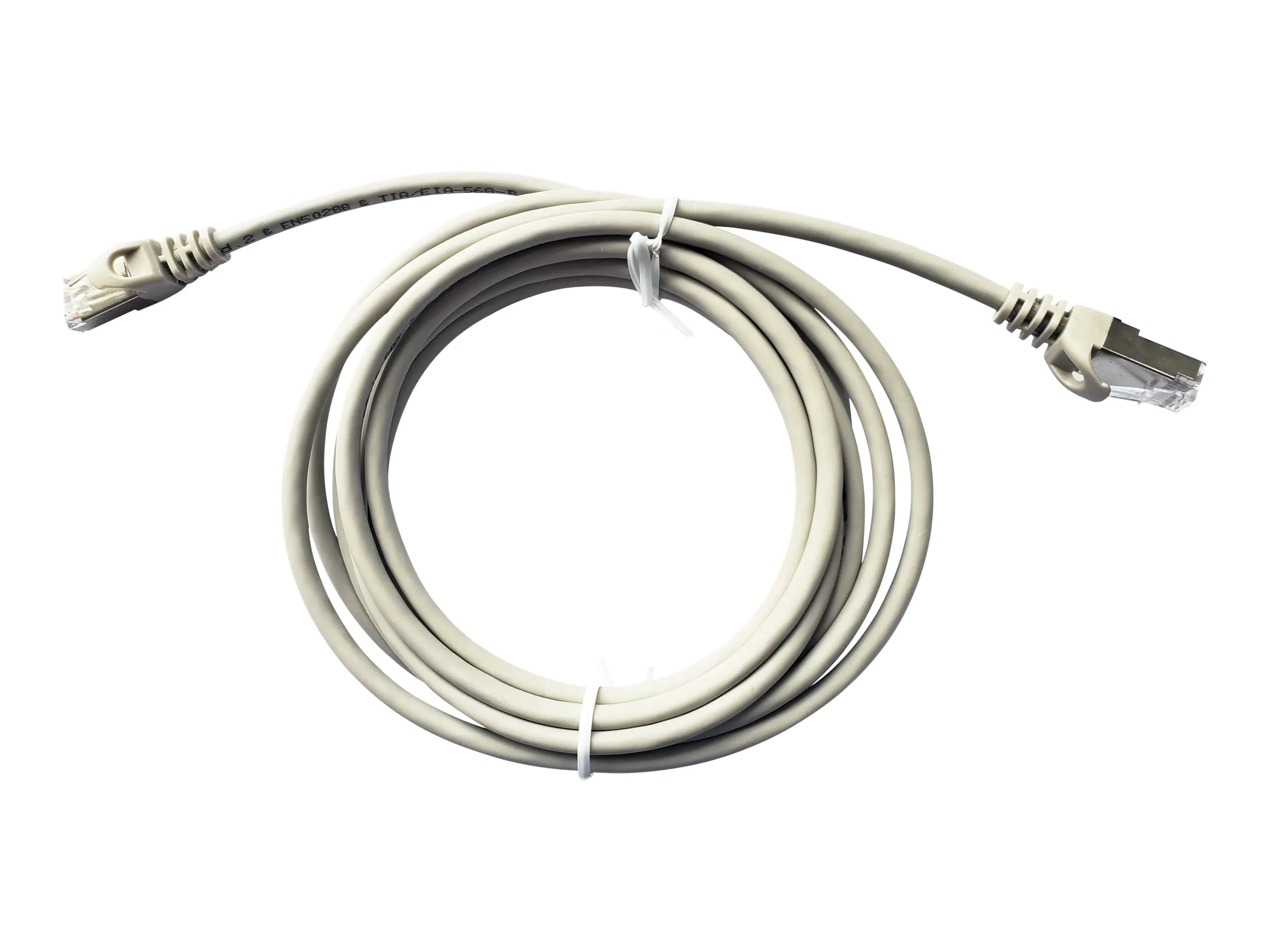 equip - Patch-Kabel - RJ-45 (M) zu RJ-45 (M) - 1 m - SFTP, PiMF - CAT 6 - geformt, verseilt - Grau (Packung mit 40)