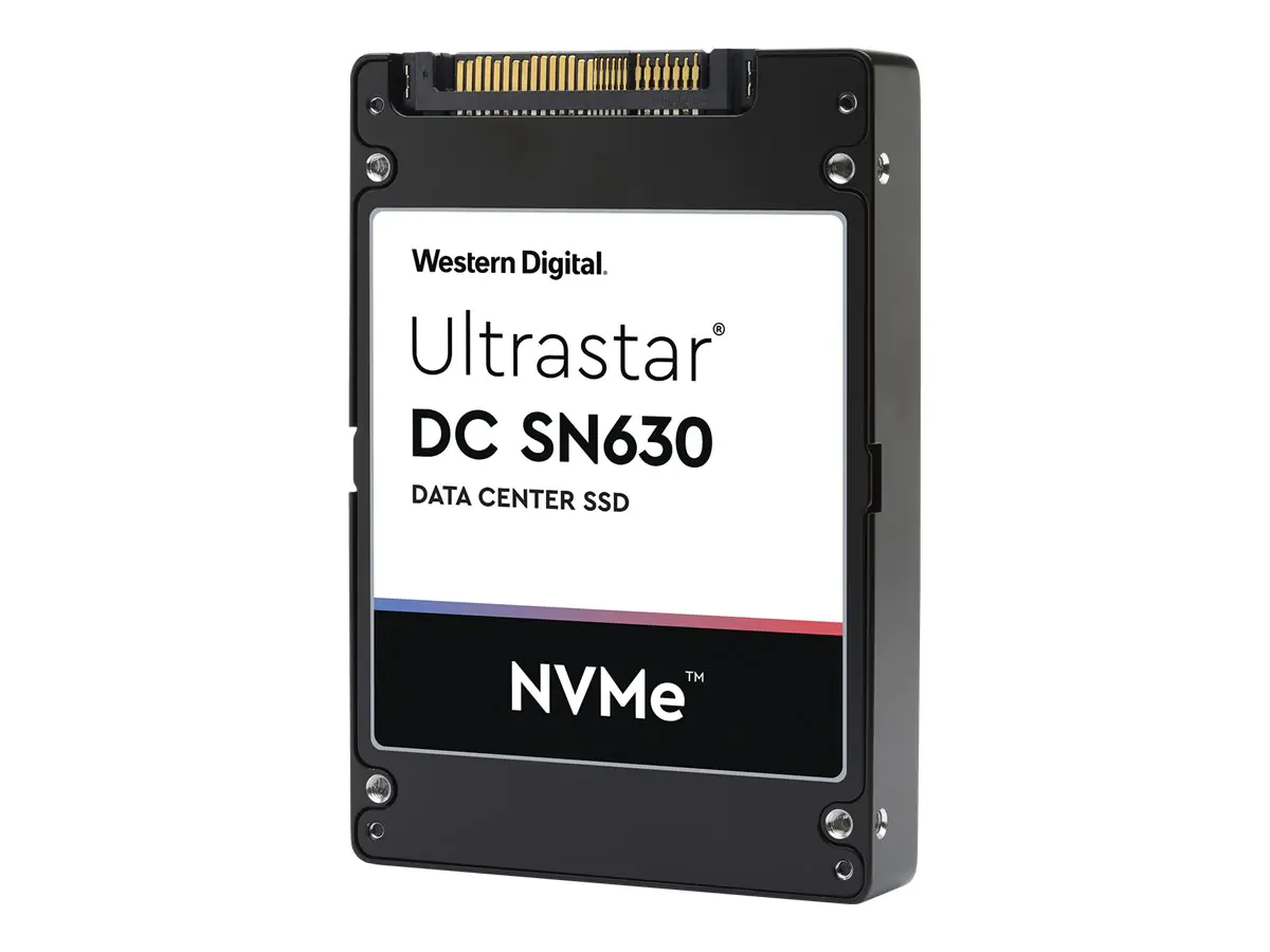 WD Ultrastar DC SN630 WUS3BA196C7P3E3 - SSD - 960 GB - intern - 2.5" (6.4 cm) - U.2 PCIe 3.0 x4 (NVMe) - 256-Bit-AES