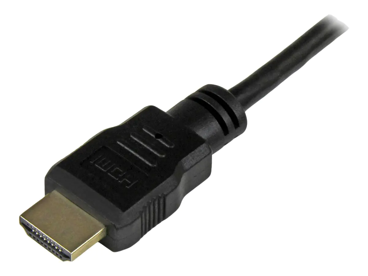 StarTech 1 ft High Speed HDMI Cable with Ethernet - HDMI to HDMI Mini- M/M (HDMIACMM1) - HDMI-Kabel mit Ethernet - HDMI männlich zu mini HDMI männlich - 30 cm - abgeschirmt - Schwarz