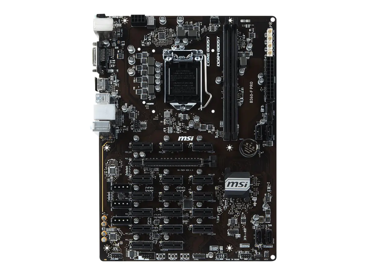 MSI B360-F PRO - Motherboard - ATX - LGA1151 Socket - B360 Chipsatz - USB 3.1 Gen 1 - Gigabit
