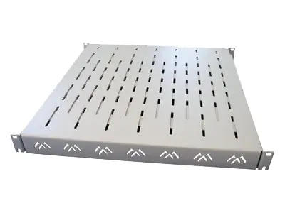 apraNET VARIplain - Rack - Regal - Hellgrau, RAL 7035 - 1U - 48.3 cm (19")