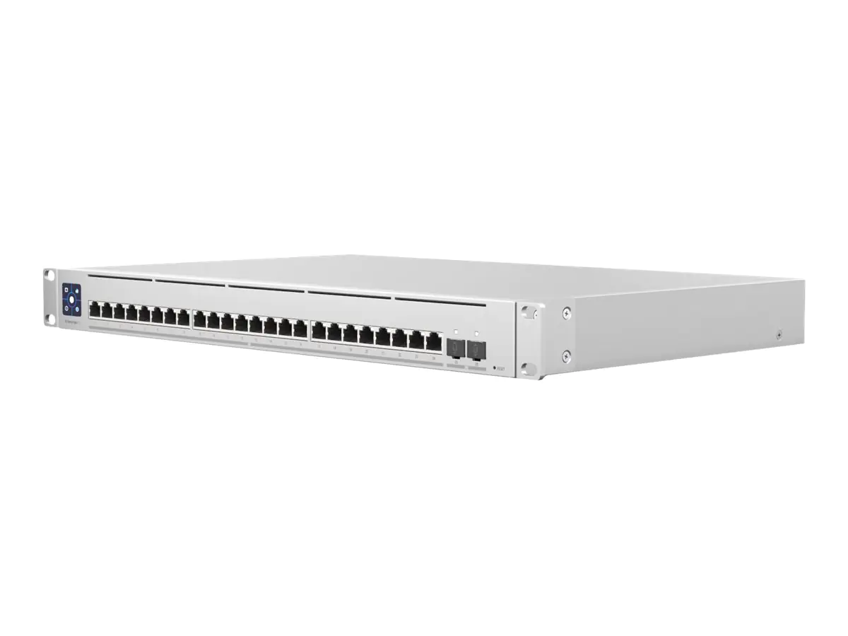 Ubiquiti UniFi Enterprise XG 24 - Switch - L3 - managed - 24 x 100/1000/2.5G/5G/10GBase-T + 2 x 25 Gigabit SFP28 (Uplink) - an Rack montierbar - AC 120/230 V / DC 11.5 V