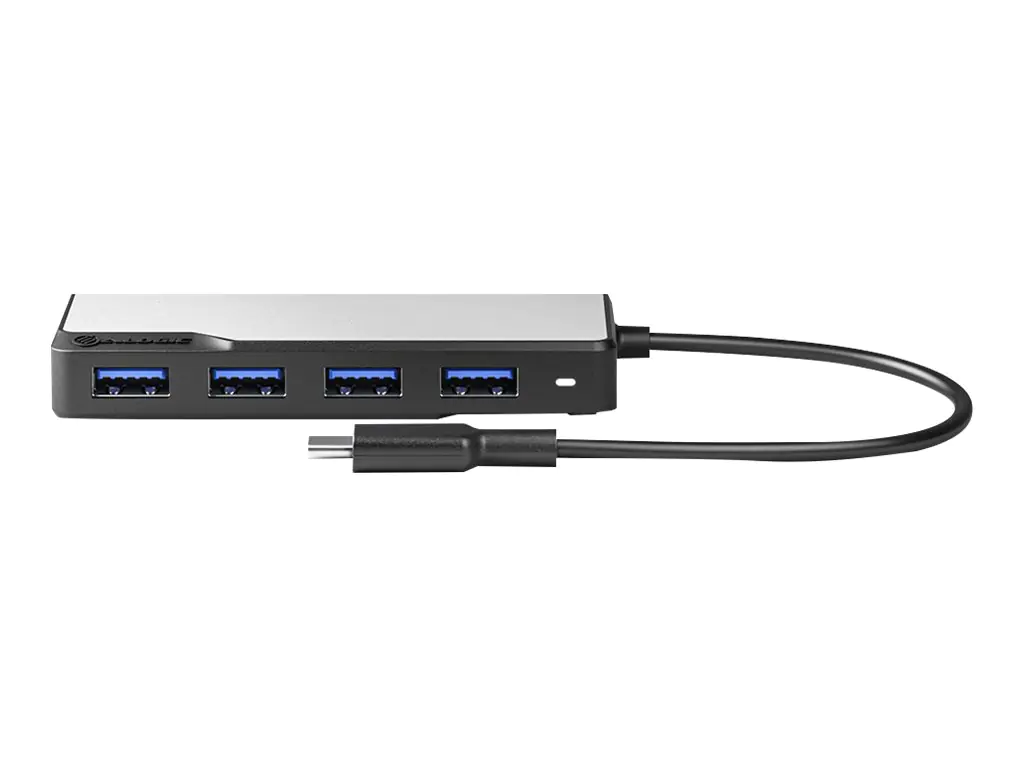 Alogic USB-C Fusion SWIFT 4-in-1 Hub - Hub - 4 x SuperSpeed USB 3.0 - Desktop