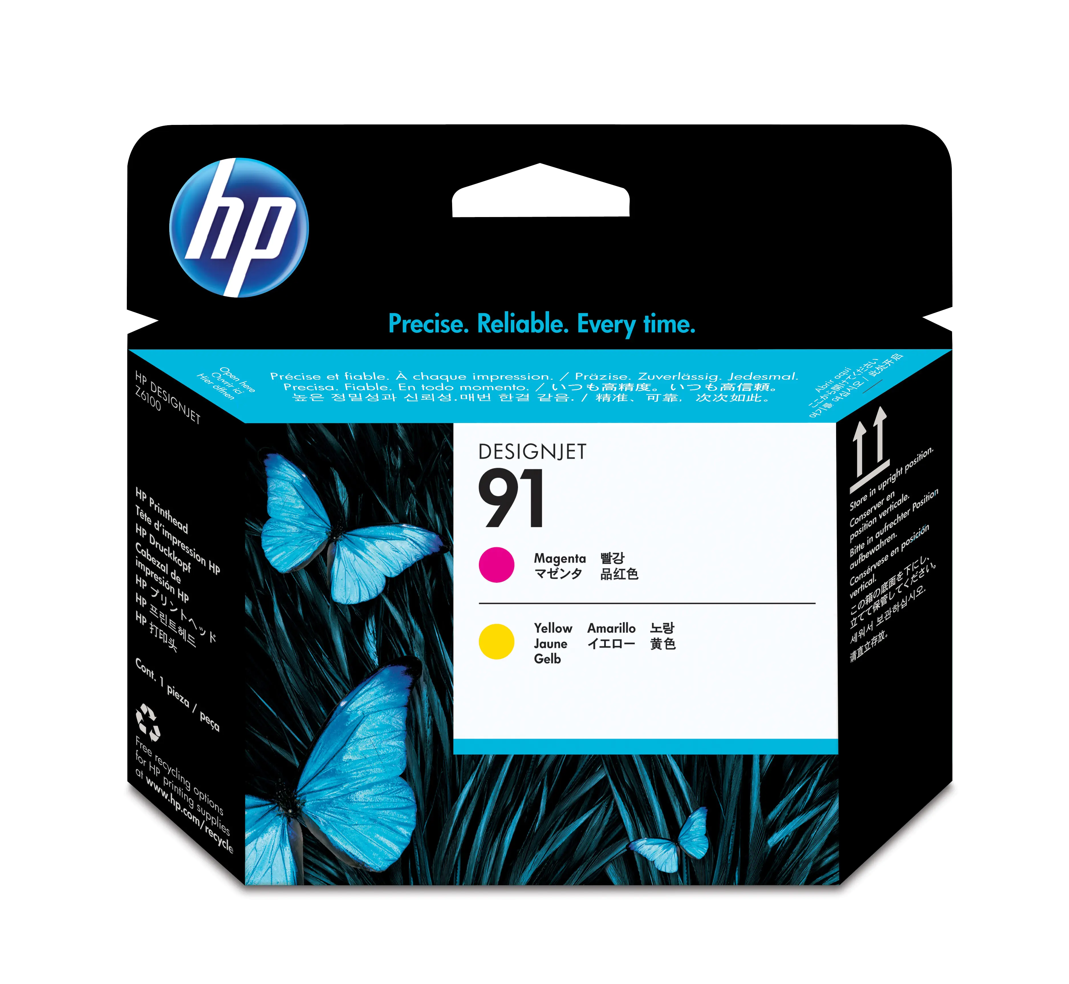 HP 91 - Gelb, Magenta - Druckkopf - für DesignJet Z6100, Z6100ps