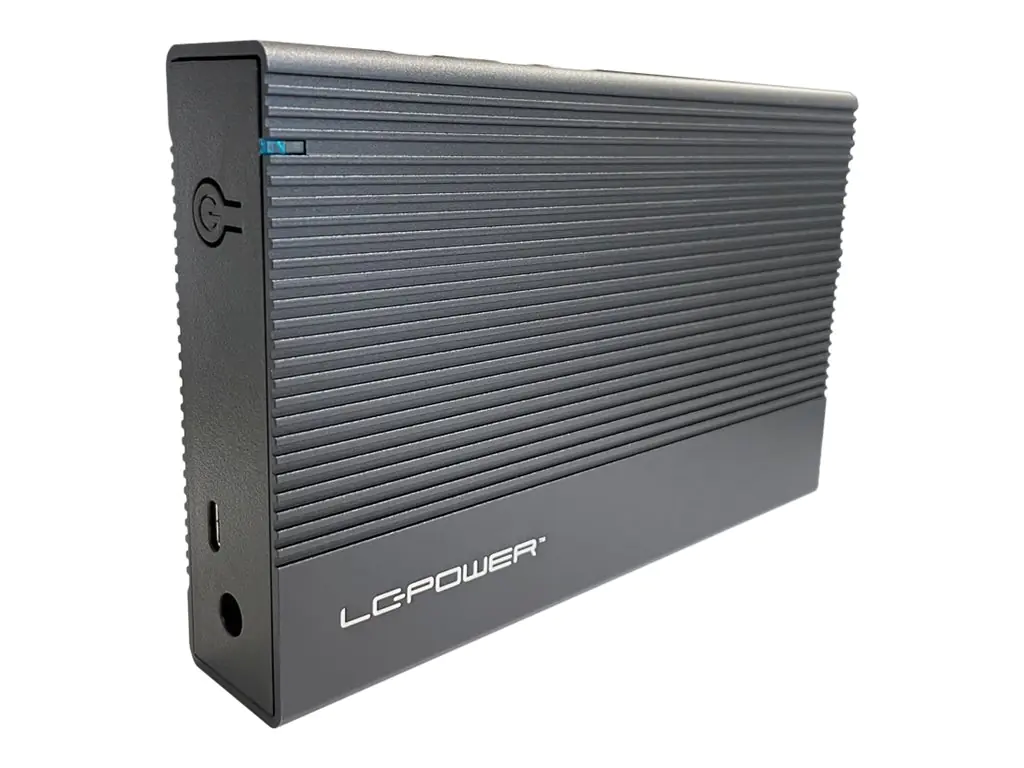 LC Power LC-35U3-C - Speichergehäuse - 3.5" (8.9 cm) - SATA 6Gb/s - USB-C 3.2 (Gen 2) - Schwarz