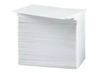Zebra Polyvinylchlorid (PVC) - weiß - CR-80 Card (85.6 x 54 mm) 104523-111