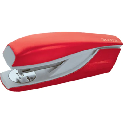 Leitz Heftgerät NeXXt WOW 5502 24/6, 26/6 fest/lösbar/nageln 30 Bl. (80 g/m²) inkl. 200 Heftklammern 24/6 Metall/Kunststoff rot