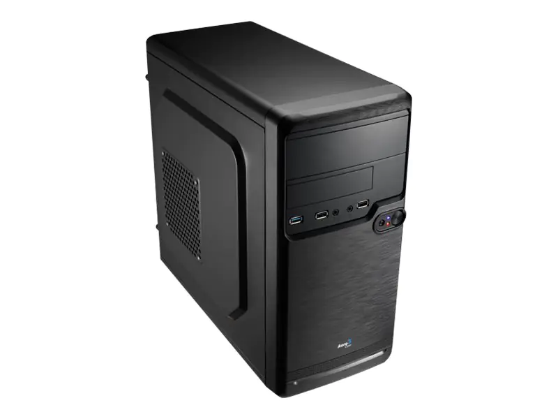 AeroCool PGS Q Series QS-182 - Tower - micro ATX - keine Spannungsversorgung (ATX / PS/2) - USB/Audio