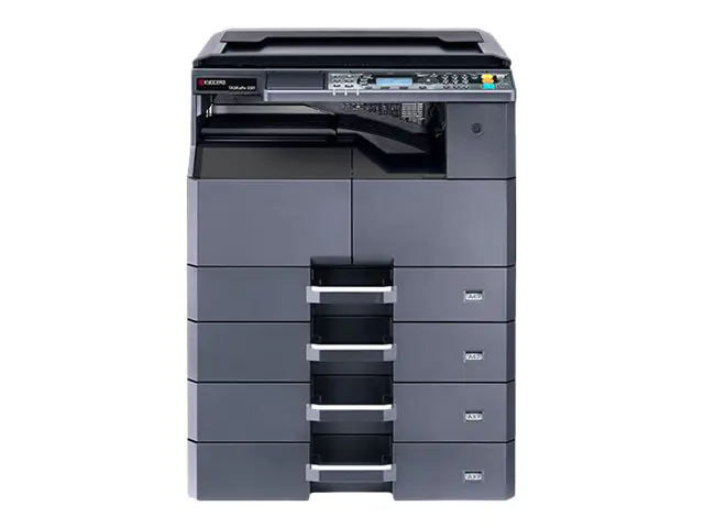 Kyocera TASKalfa 2321 - Multifunktionsdrucker - s/w - Laser - A3/Ledger (297 x 432 mm) (Original) - A3/Ledger (Medien) - bis zu 23 Seiten/Min. (Kopieren) - bis zu 23 Seiten/Min. (Drucken) - 400 Blatt - 33.6 Kbps - USB 2.0, LAN