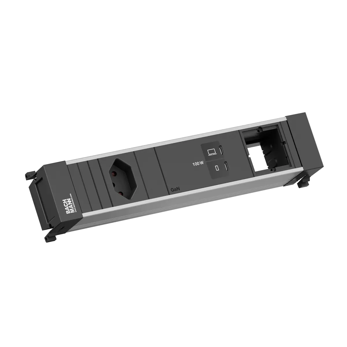 Bachmann POWER FRAME M 1xCH 0° 1xUSB C/C 100W 1xCM - Zubehör Stromversorgung