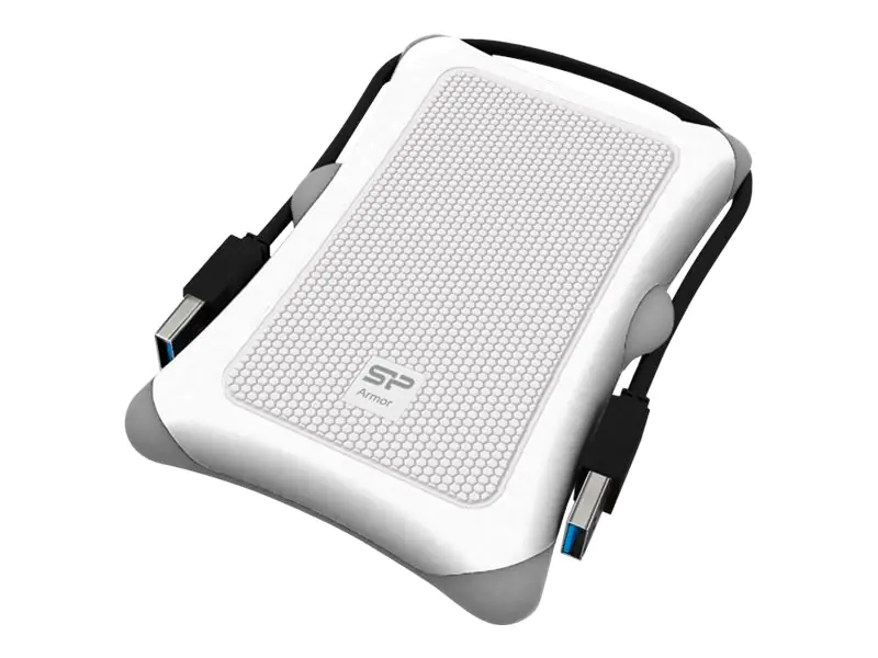 Silicon Power Armor A30 - Festplatte - 2 TB - extern (tragbar) - 2.5" (6.4 cm) - USB 3.0 - weiß