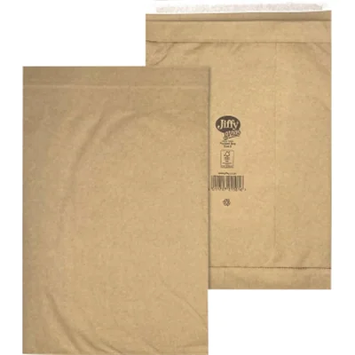 Jiffy® Papierpolstertasche Nr. 5 mit Haftklebung Kraftpapier braun 100 St./Pack.
