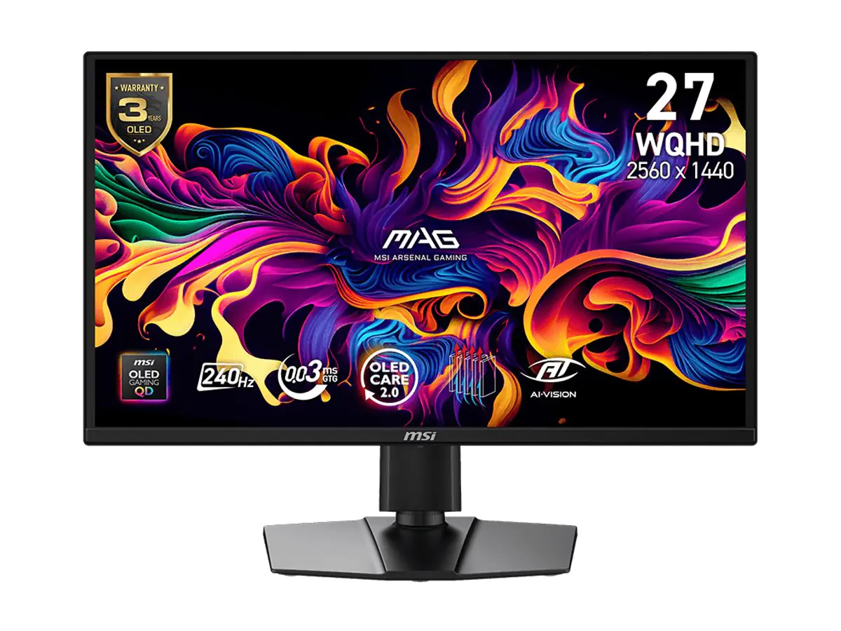 MSI MAG 272QPDE X24 - OLED-Monitor - Gaming - 68.6 cm (27") MAG272QPDEQD-OLEDX24