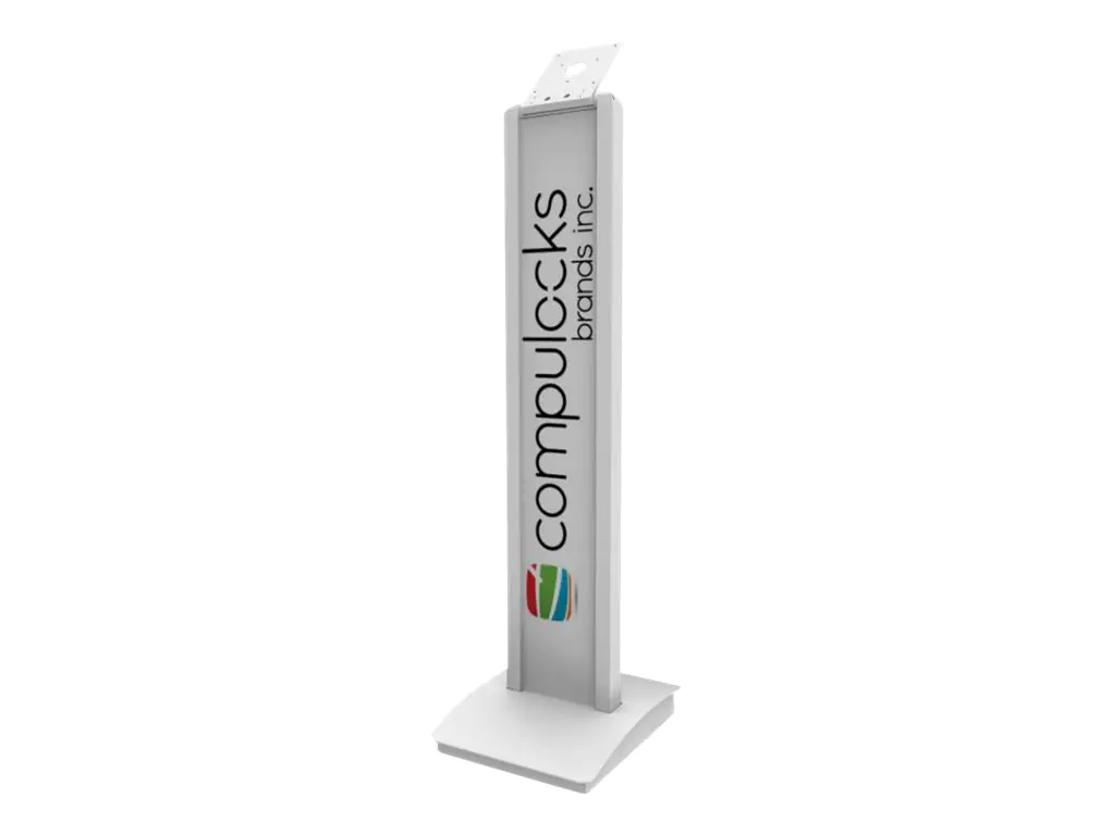 Compulocks VESA Brandable Floor Stand - Aufstellung - für Tablett - Aluminium - weiß - Bodenaufstellung