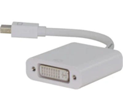 exertis Connect - Videoadapter - Mini DisplayPort (M) zu DVI-D (W) - DisplayPort 1.1 - 9 cm - aktiv - weiß