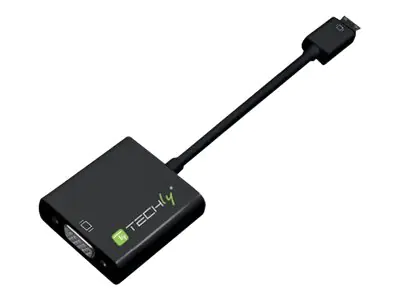 TECHly - Videoadapter - HD-15 (VGA) weiblich zu 19 pin mini HDMI Type C männlich