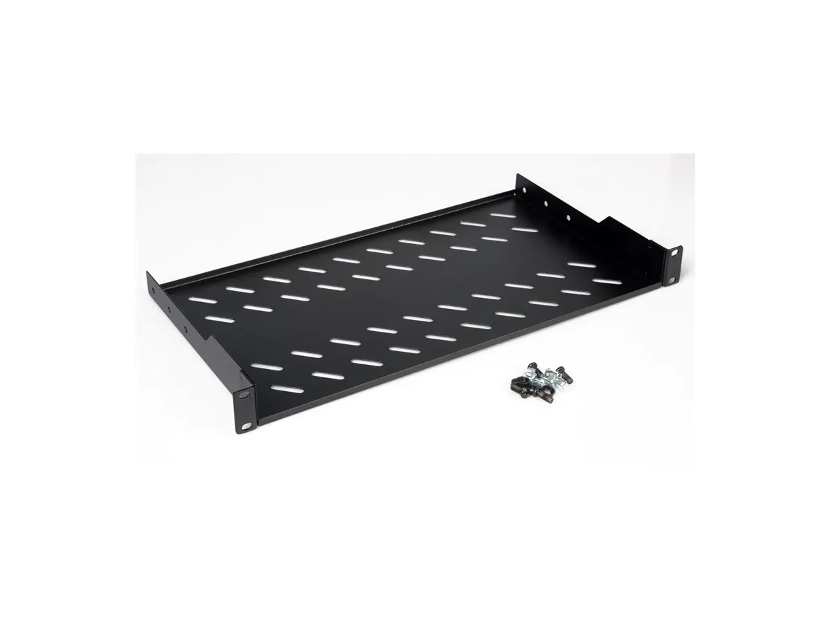 ROLINE Rack - Regal - 250 mm tief, Tragfähigkeit 15 kg - RAL 9005, Jet Black - 1U - 48.3 cm (19") 26.21.0121