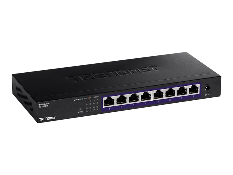 TRENDnet TEG S380 - Switch - unmanaged - 8x 100/1000/2.5G