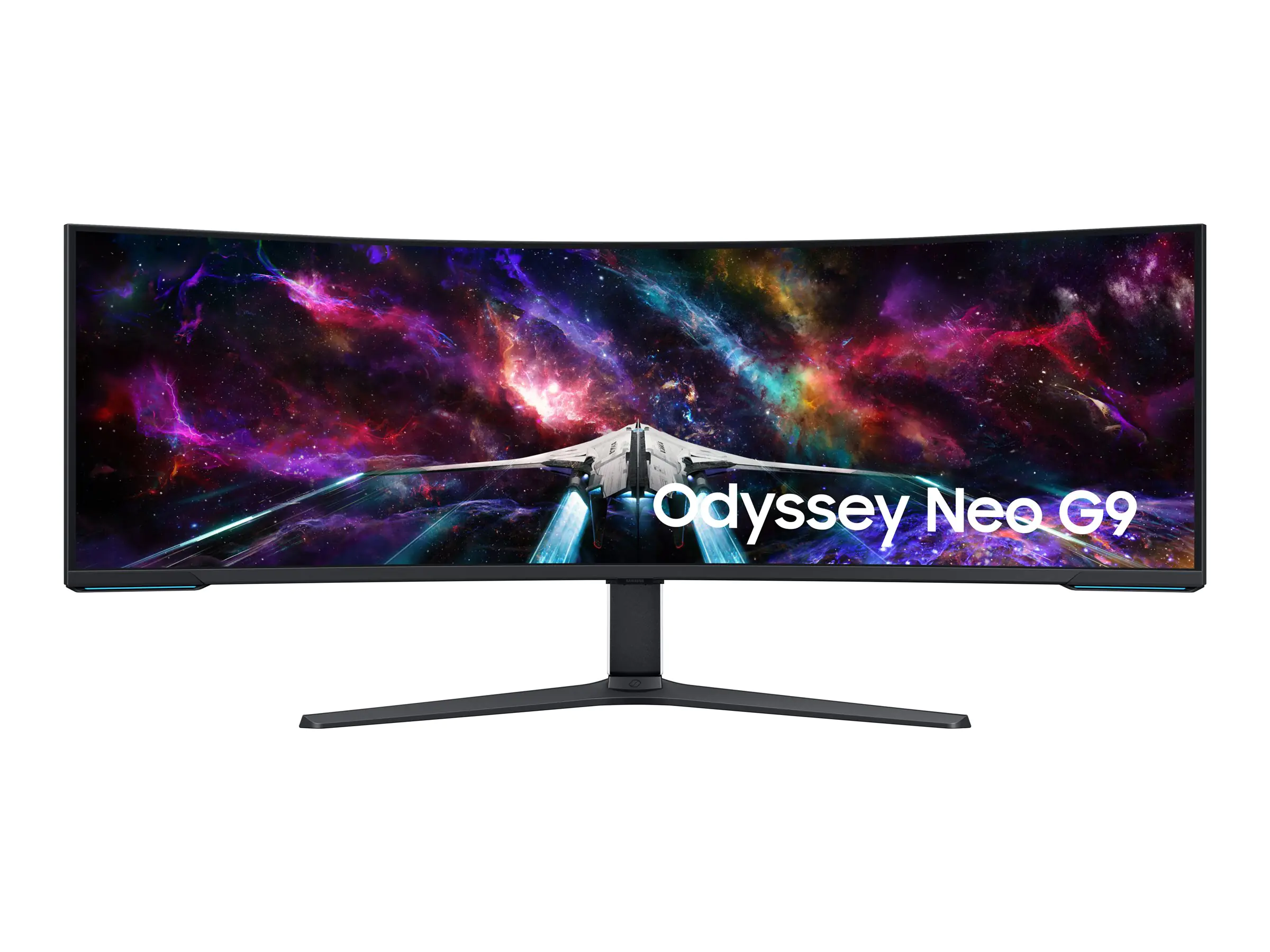Samsung Odyssey Neo G9 S57CG952NU - G95NC Series - QLED-Monitor - Gaming - gebogen - 144 cm (57") - 7680 x 2160 Dual UHD @ 240 Hz - VA - 1000 cd/m² - 1000000:1 - DisplayHDR 1000 - 1 ms - 3xHDMI, DisplayPort - Schwarz, weiß
