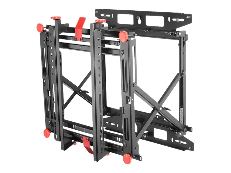 Peerless SmartMount Supreme Full Service Video Wall Mount - Klammer - für Videoleinwand - Schwarz - Bildschirmgröße: 116.8-152.4 cm (46"-60") - Wandmontage