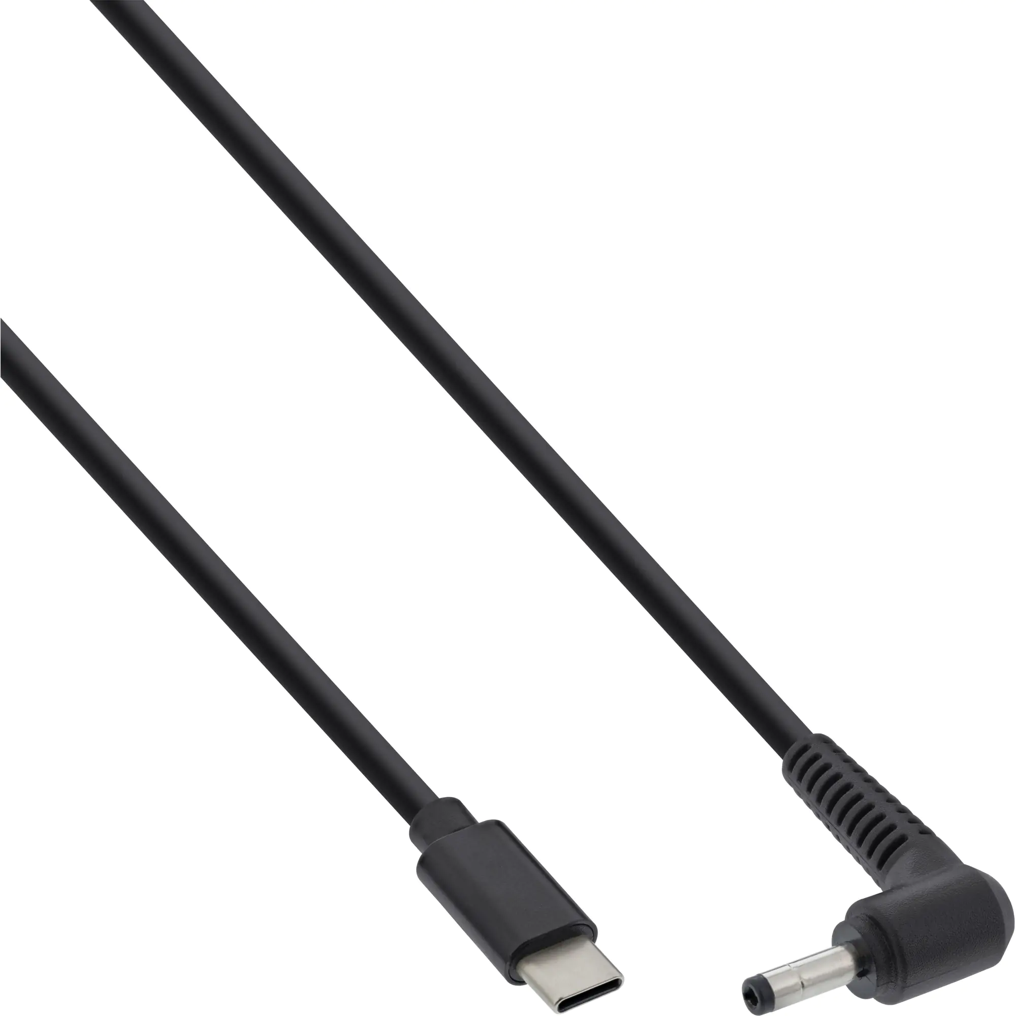 InLine - Stromkabel - 24 pin USB-C (M) zu Gleichstromstecker 4,0 x 1,7 mm (M) - DC 18 - 20 V - 3.25 A - 2 m - Schwarz