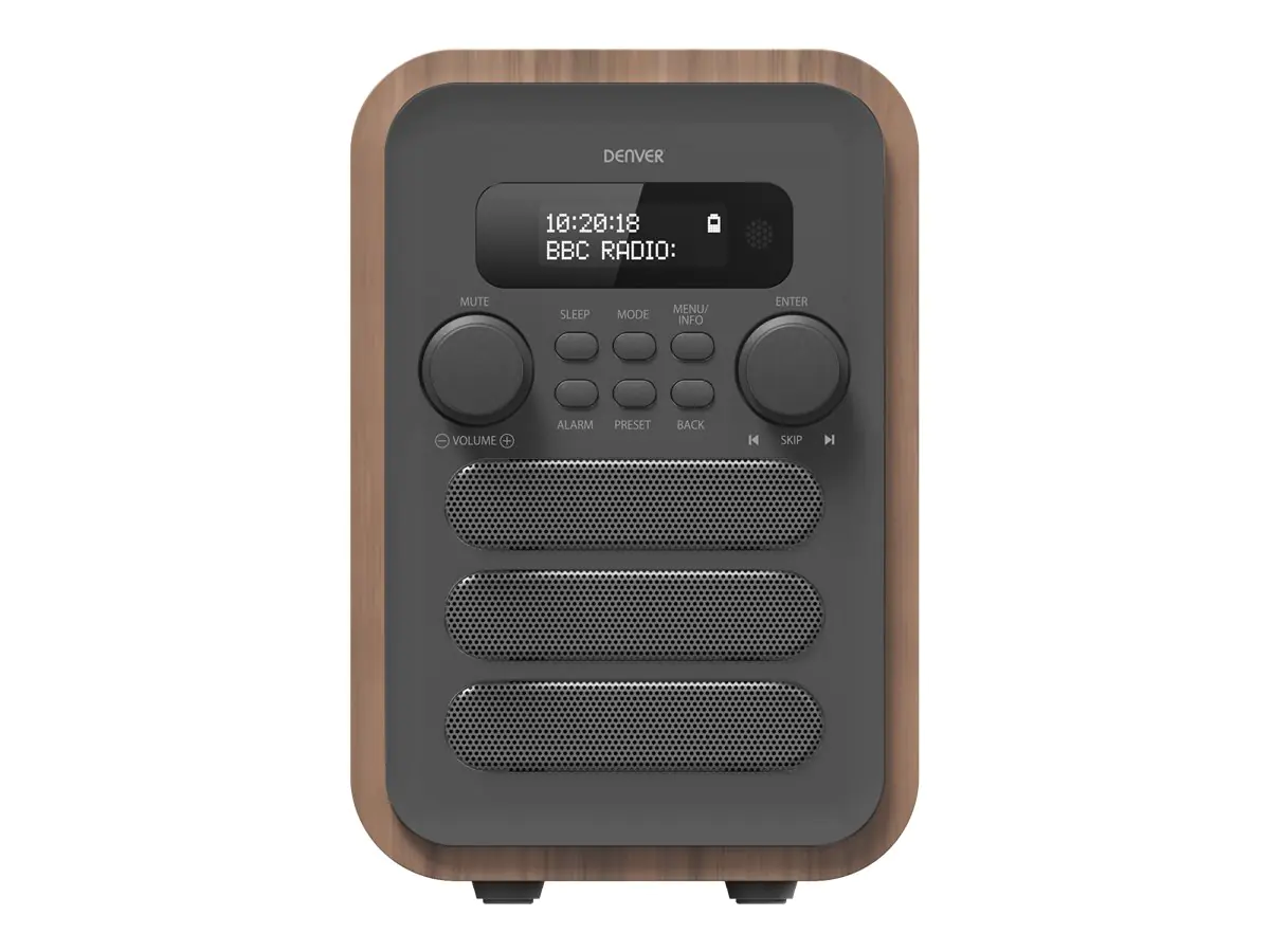 DENVER DAB-48 - DAB-Radio - 2.5 Watt (Gesamt) - Grau