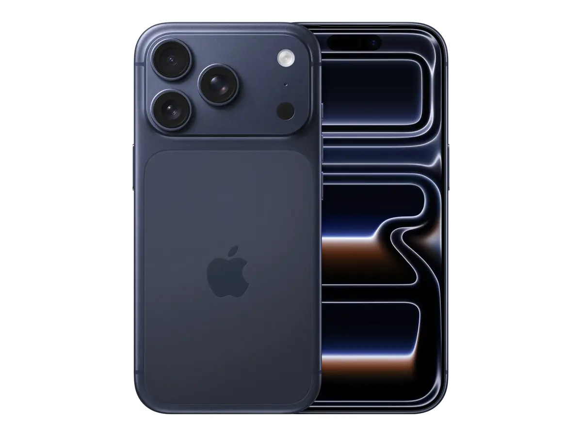 Apple iPhone 17 Pro - 5G Smartphone - Dual-SIM / Interner Speicher 512 GB - OLED-Display - 6.3" - 2622 x 1206 Pixel (120 Hz) - Triple-Kamera 48 MP, 48 MP, 48 MP - front camera 18 Megapixel - Deep Blue