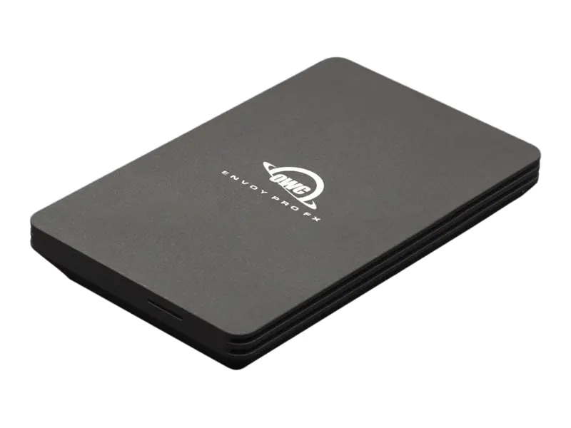 OWC Envoy Pro FX - SSD - 1 TB - extern (tragbar) - USB 3.2 Gen 2 / Thunderbolt 3 (USB-C Steckverbinder) - Schwarz