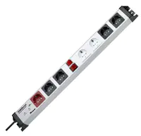 Heinrich Kopp Kopp POWERversal - 7 AC-Ausgänge - Innenraum - Typ F - IP20 - Schwarz - Grau - Rot -