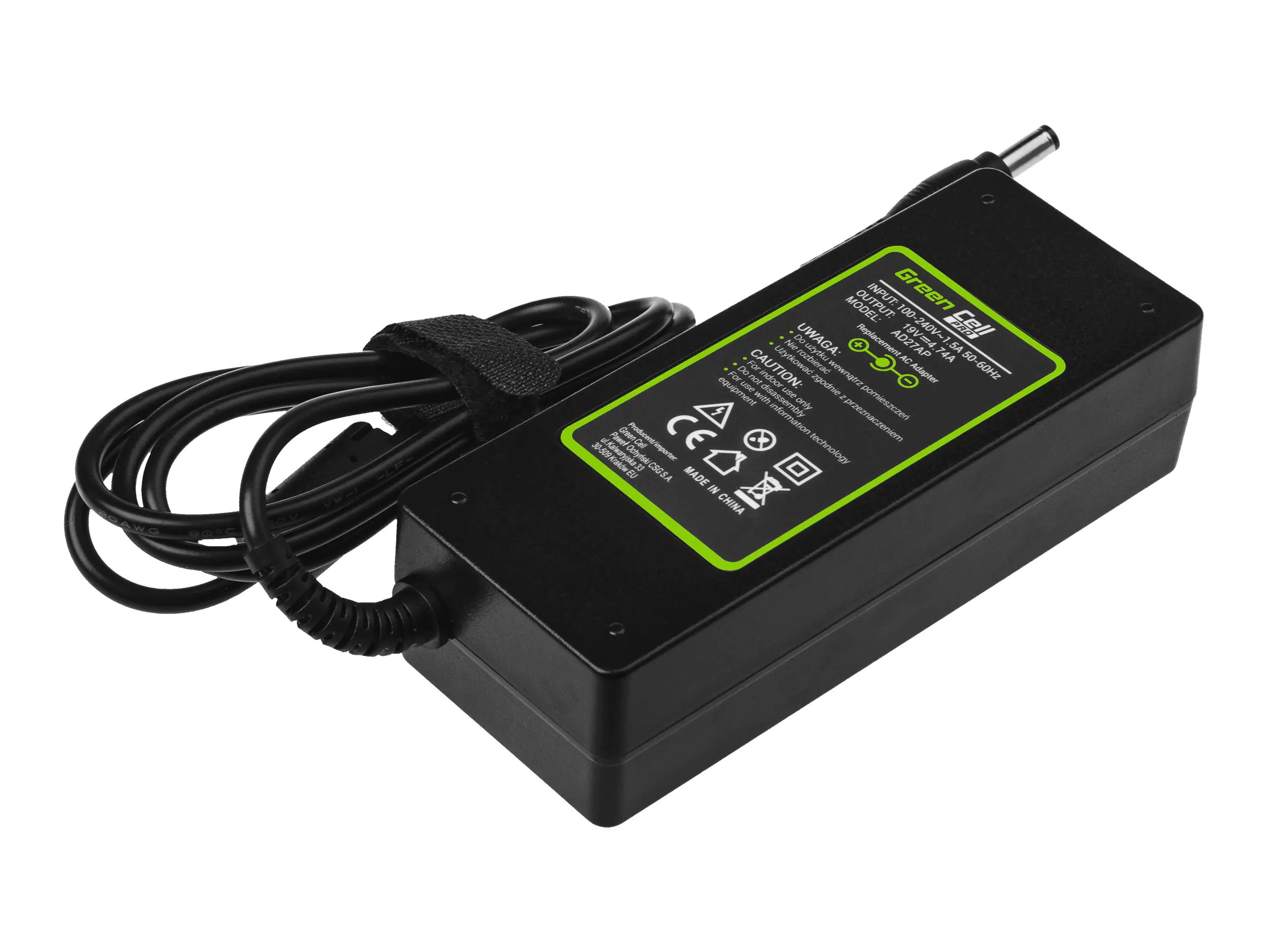 Green Cell PRO - Netzteil - AC - 90 Watt - Schwarz