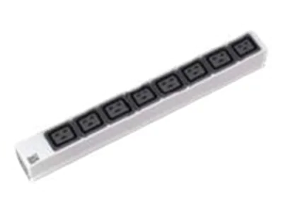 Bachmann 19"-Steckdosenleiste IT PDU 8x C19, 1HE, 2,0m C20 mit Klemme