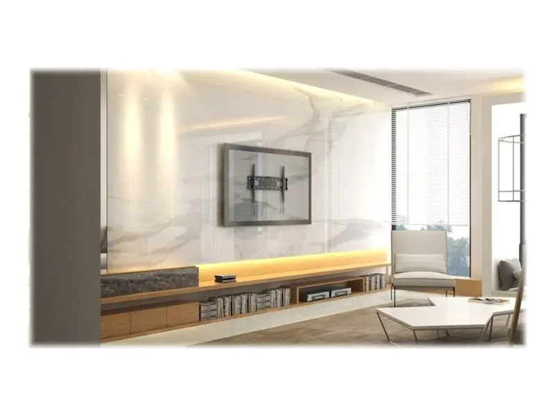 Reflecta PLANO Flat 70-6040 - Klammer - für Flachbildschirm - Schwarz - Bildschirmgröße: 94-178 cm (37"-70") - Wandmontage