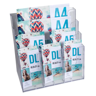 Exacompta Prospekthalter Office 74258D variable Fächer