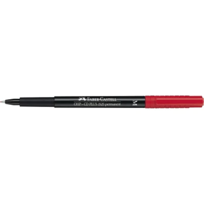 Faber-Castell CD/DVD Marker MULTIMARK 152521 mit Radierer rt