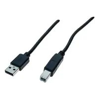 exertis Connect - USB-Kabel - USB (M) zu USB Typ B (M) - USB 2.0 - 5 m - Schwarz