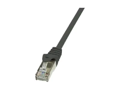 LogiLink - Patch-Kabel - RJ-45 (M) zu RJ-45 (M) - 5 m - Foiled Unshielded Twisted Pair (F/UTP) - CAT 5e - Schwarz
