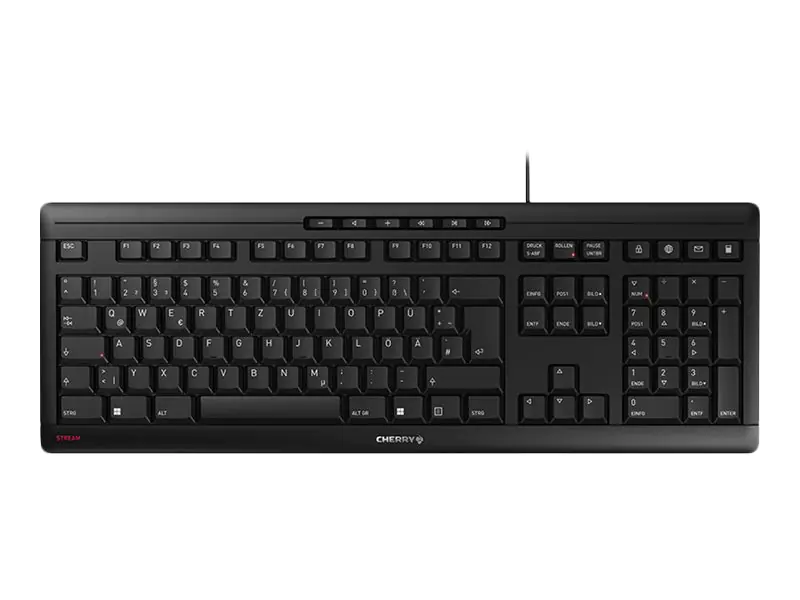 Cherry STREAM KEYBOARD - Tastatur - USB - Deutsch JK-8500DE-2