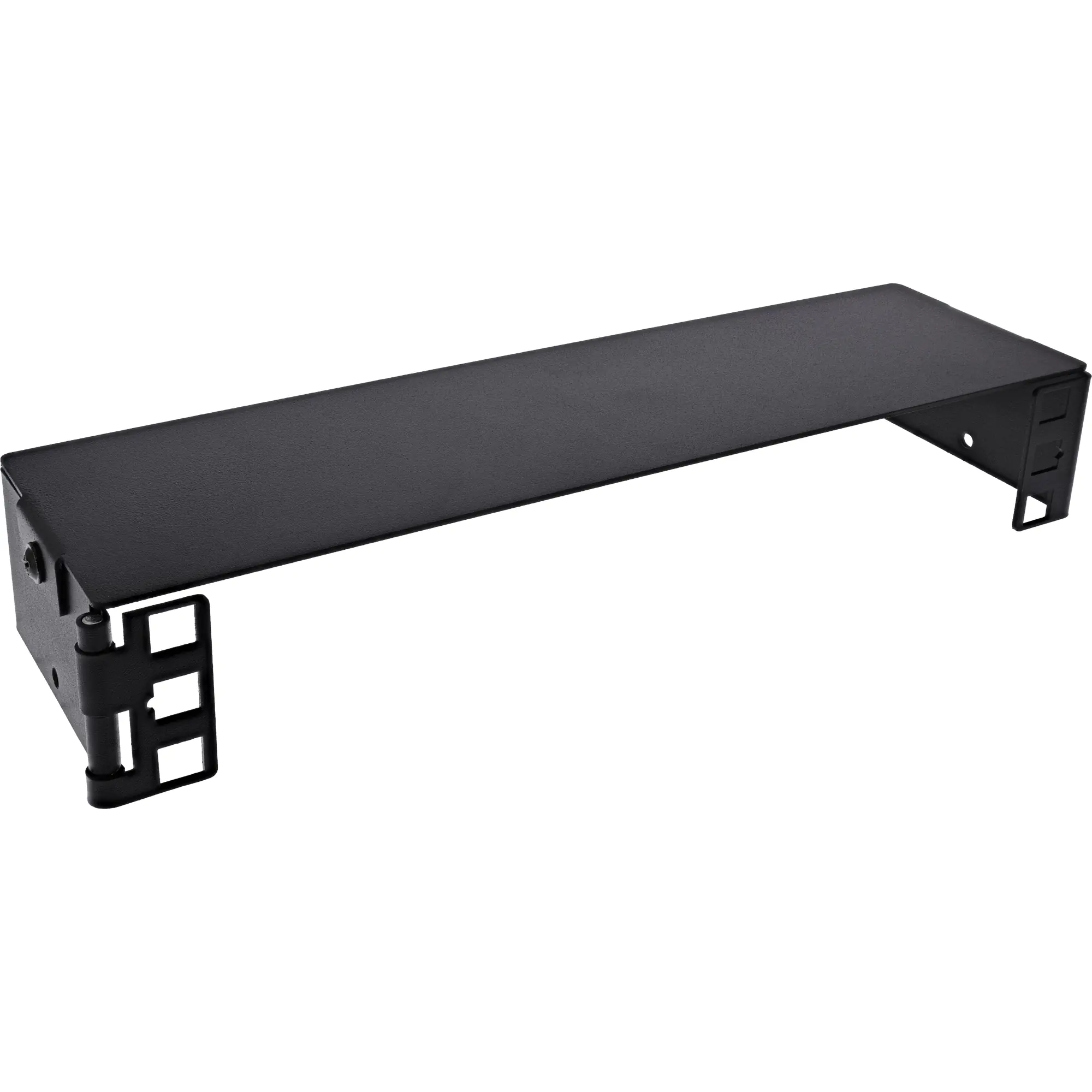 InLine 10" Mini Rack zur Wandmontage - 1HE - 7,6cm Tiefe - schwarz 10101A