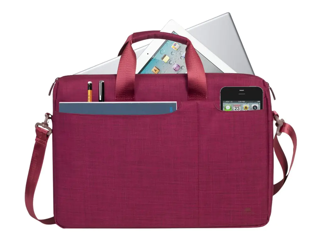 Riva Case Biscayne - Notebook-Tasche - 39.6 cm (15.6") - Rot