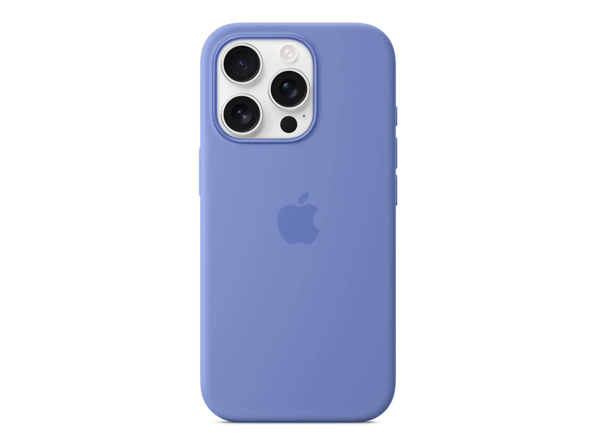 Apple - Hintere Abdeckung für Mobiltelefon - kompatibel mit MagSafe - Silikon - Periwinkle - für iPhone 16 Pro
