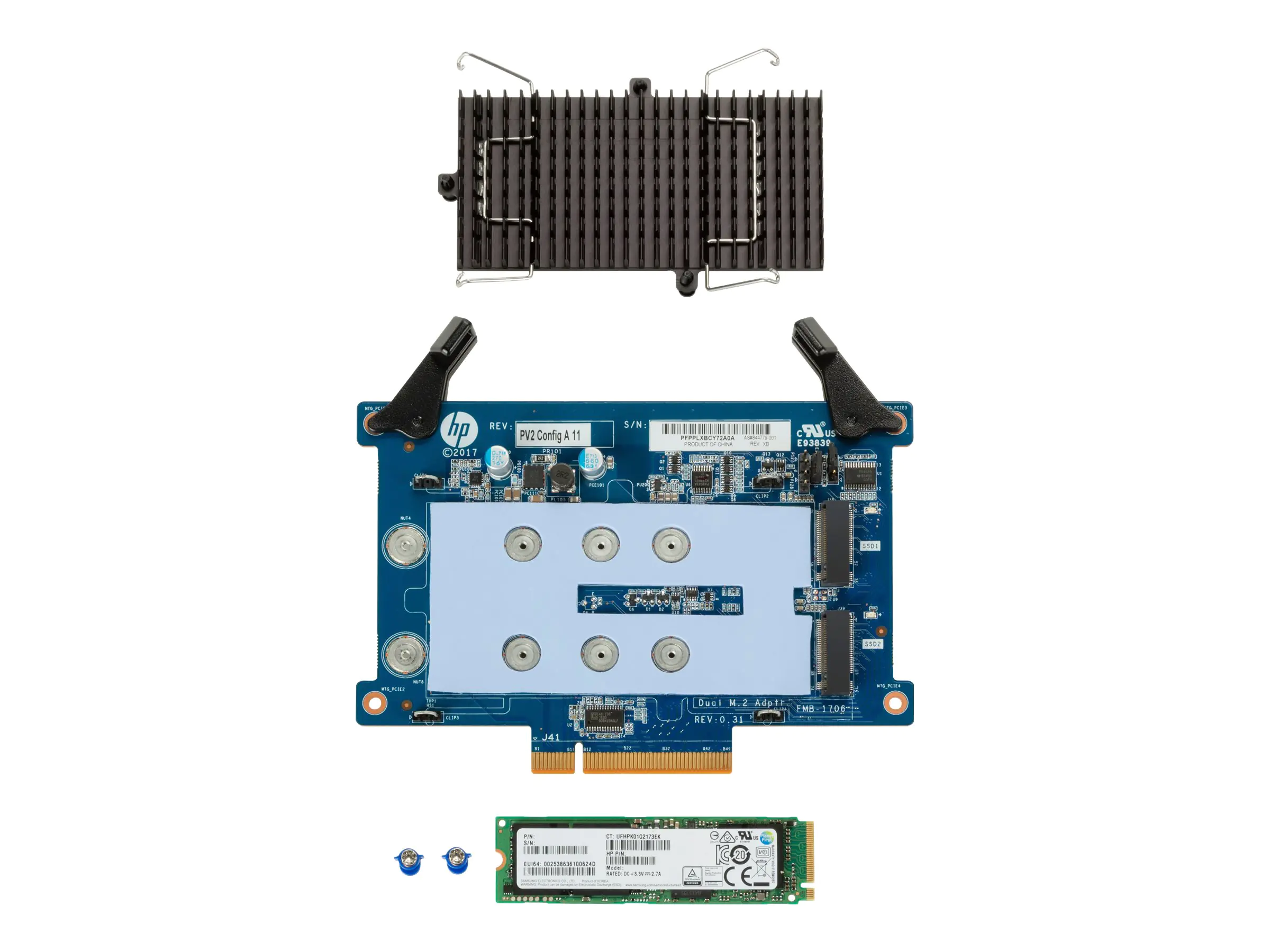HP Z Turbo Drive G2 - 1 TB SSD - intern - M.2 - PCI Express 3.0 x4 (NVMe) - für Workstation Z8 G4