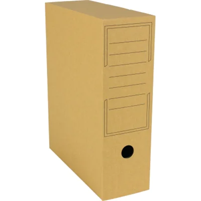 smartboxpro Archivbox 10 x 26,3 x 32,2 cm (B x H x T) DIN A4 mit Archivdruck Wellpappe braun 20 St./Pack.