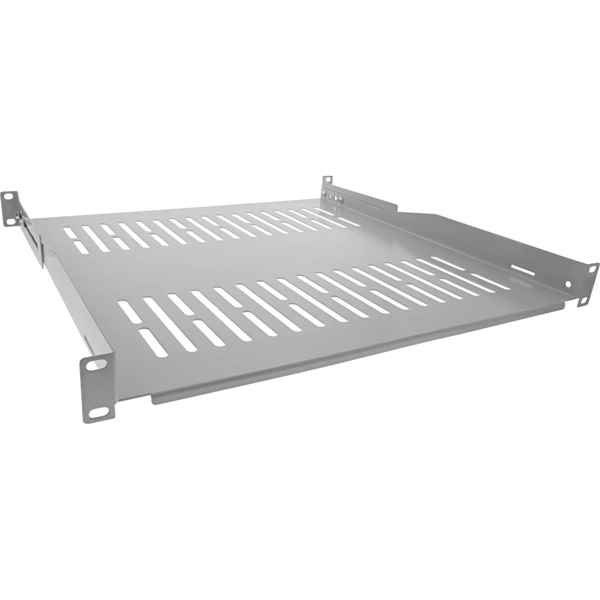 InLine 19" Fachboden - 450mm - 50kg - 1HE - RAL 7035 grau 19114F