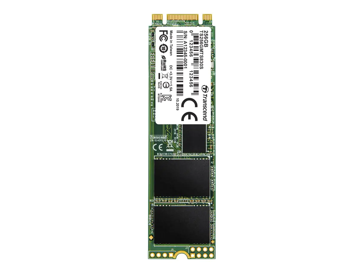 Transcend MTS830S - SSD - 256 GB - intern - M.2 2280 - SATA 6Gb/s