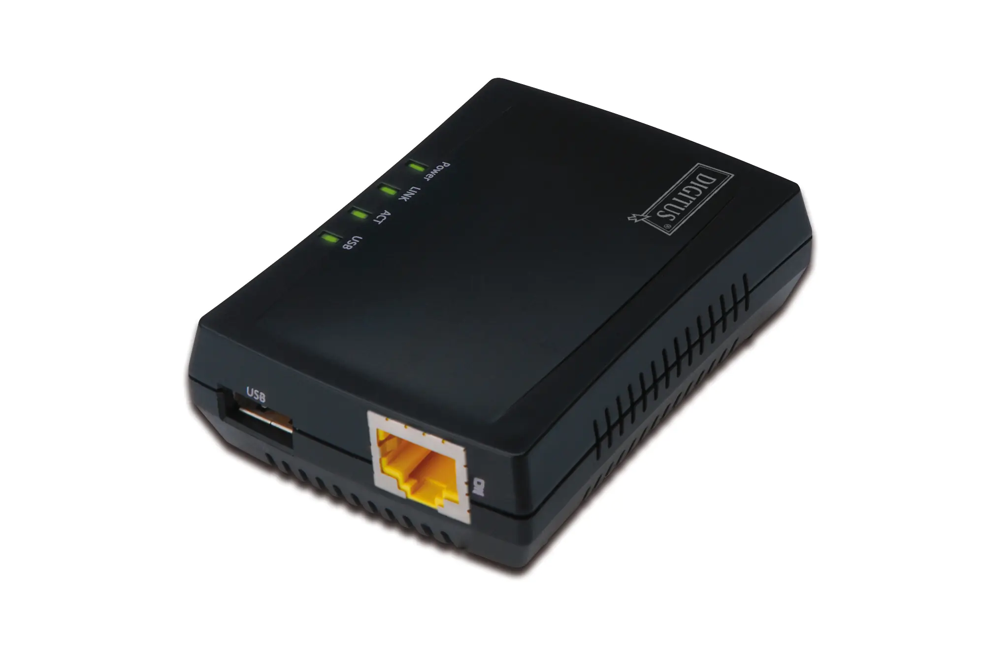 DIGITUS Multifunction Network Server DN-13020 - Geräteserver - 100Mb LAN, USB 2.0