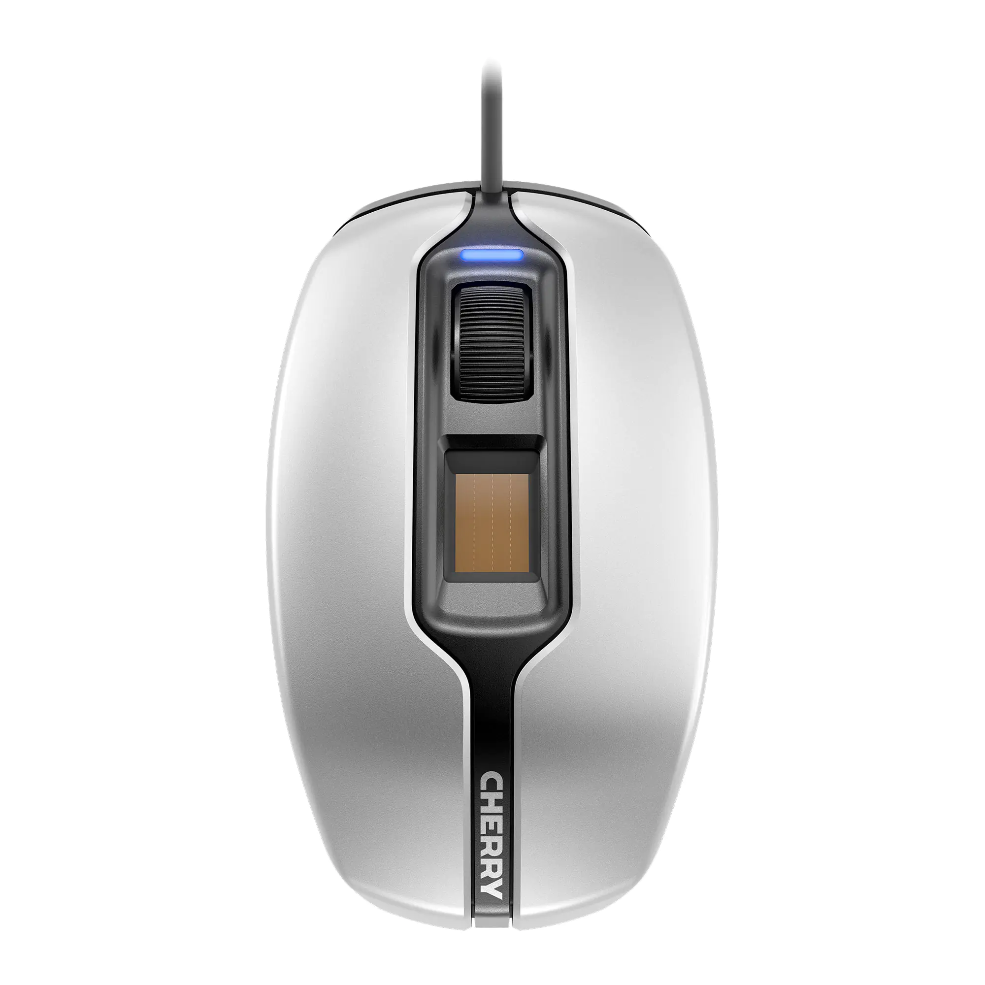 CHERRY MC4900 - Maus - rechts- und linkshändig - optisch - 3 Tasten - kabelgebunden - USB - Silver/Black