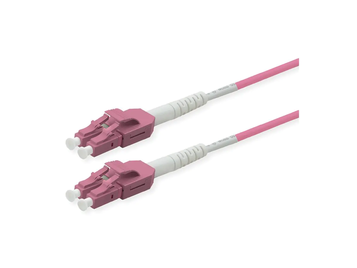ROLINE LWL-Kabel UNIBOOT Multimode 50/125µm OM4 LC Duplex 20m - Kabel - Multimode-Faser
