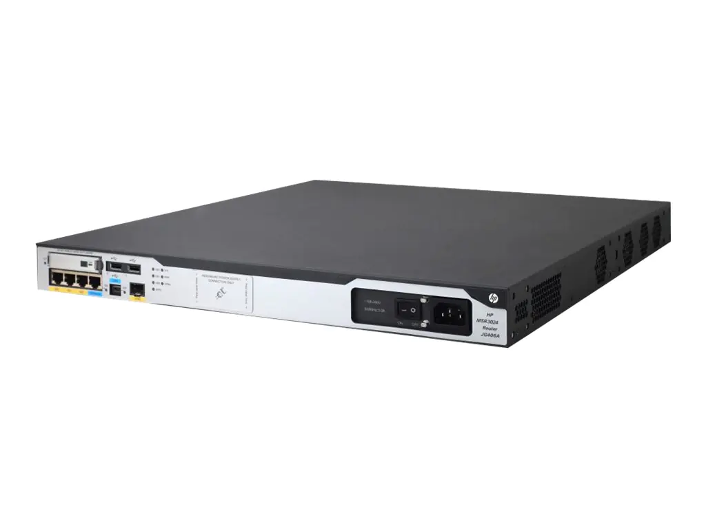 HPE MSR3024 - Router 1GbE - an Rack montierbar JG406A