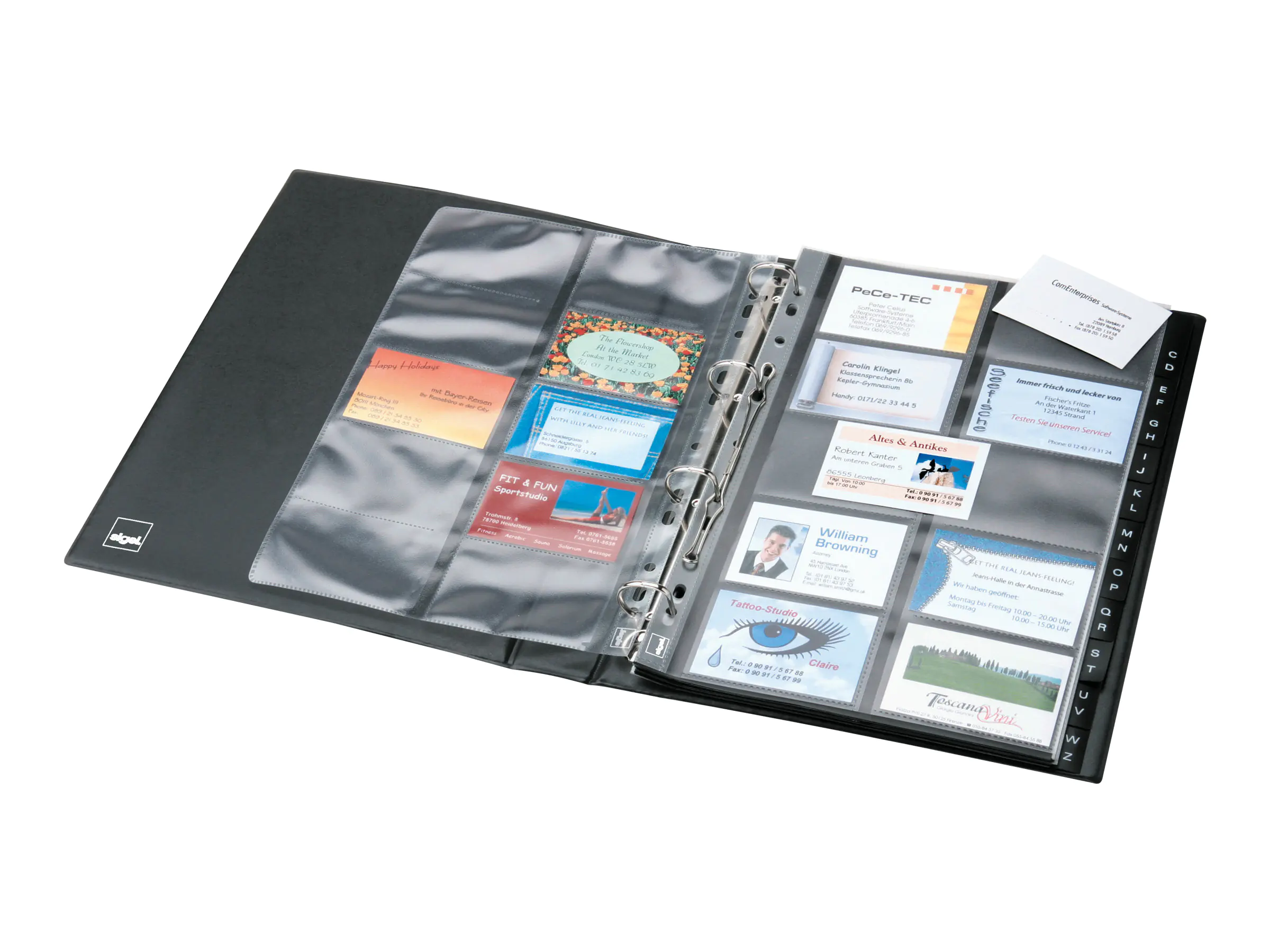 Sigel Visitenkartenseite - für 90 x 58 mm VZ351